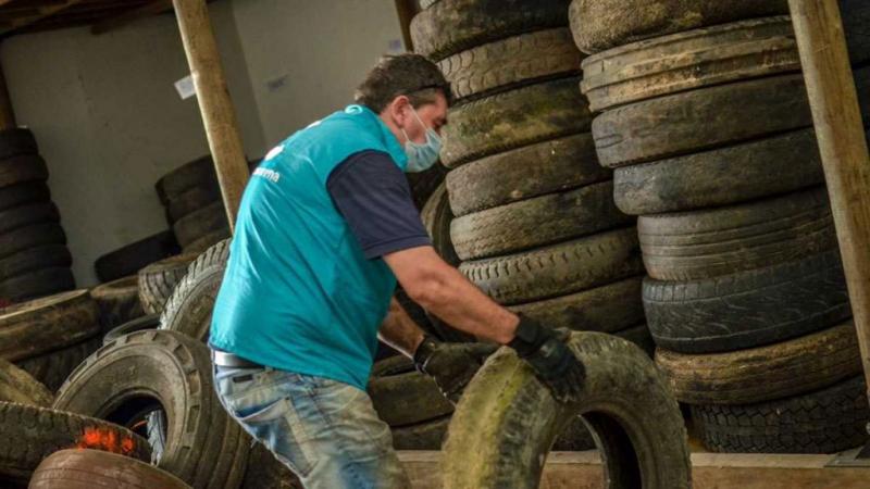 Primer centro de acopio de llantas usadas en el Meta